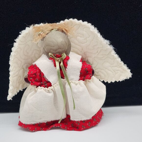 3 Cookie Cutter Handmade Prairie Rag Dolls on Gingerbread Girl - Picture 3 of 8